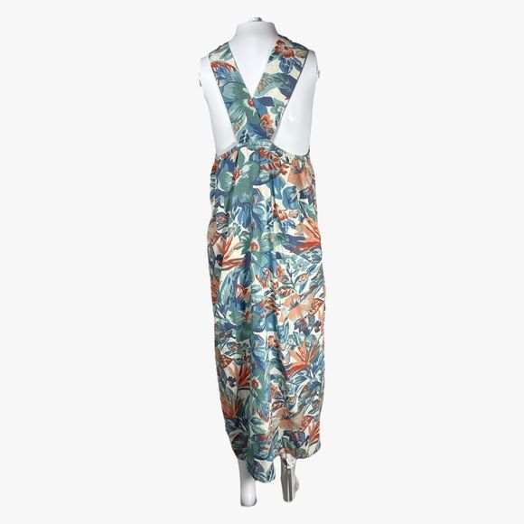 Faherty Women's Bay Twist Midi Dress in Floral Combo Size S Boho Galm Casual - Picture 3 of 6